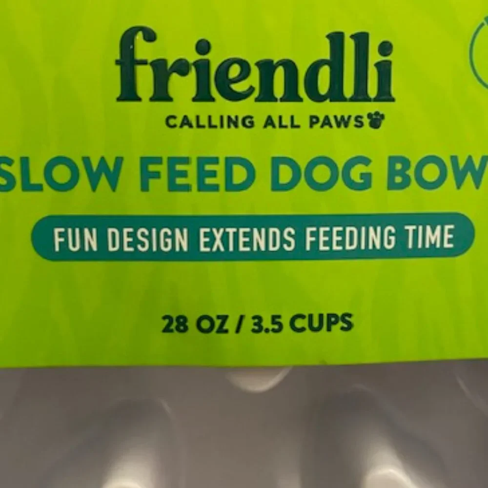 friendli: Slow Dog Feed Bowl